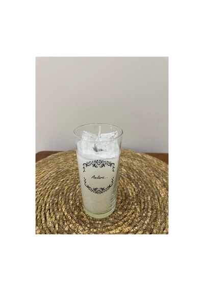 Buzlu Içecek Görünümlü Mum Rakı Mum