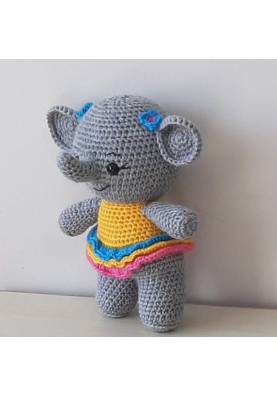Amigurumi Örgü Oyuncak Fil