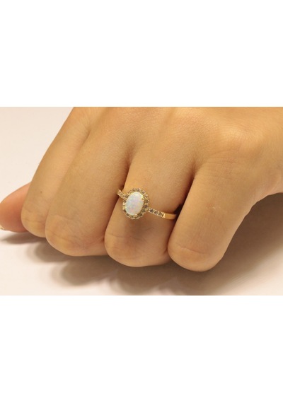 Altın Opal Taşlı Yüzük Guler1002843-18