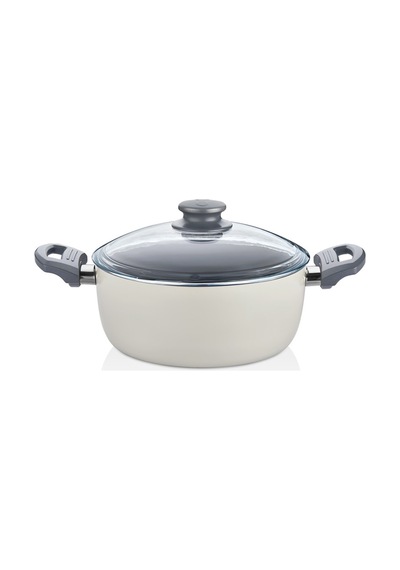 Cem Soft Seramik Grey Tencere 20cm Gri - 728827896 Gri