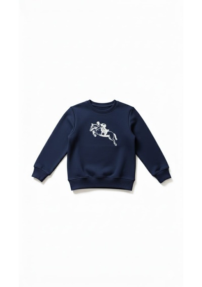 Coupon Çocuk Sweatshirt / Logo Baskılı Lacivert