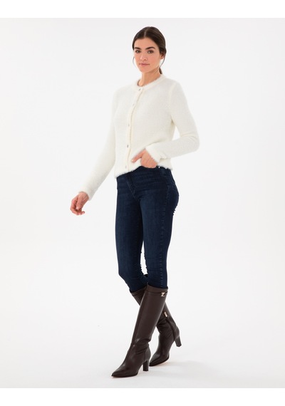 Pierre Cardin Kadın Ekru Hırka Triko 50296579-vr019 Ekru