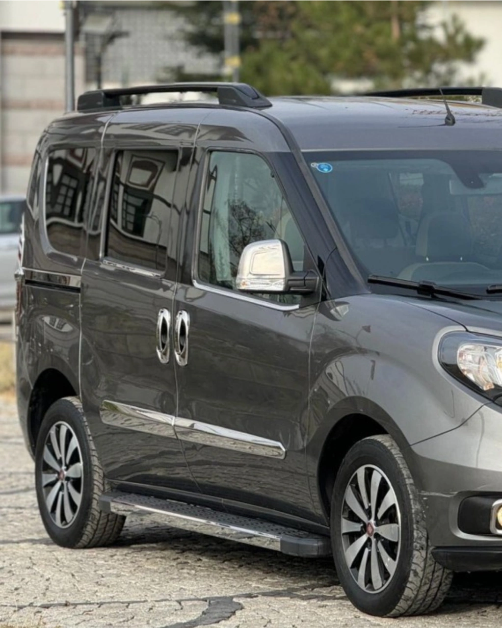 Fiat Doblo 2010+ Araca Özel Krom Kapı Kolu A+ Paslanmaz Çelik