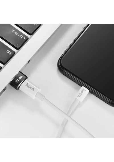 Hoco Ua6 Erkek Usb To Dişi Type-c Dönüştürücü Çevirici Adaptör- 5775 Siyah