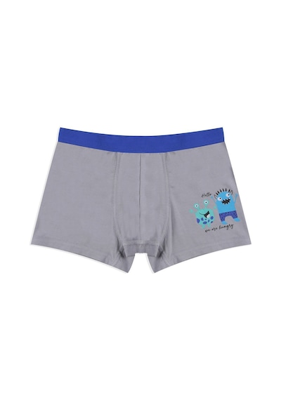 Koza İç Giyim Erkek Çocuk Pamuklu Uzay Baskılı 3'lü Boxer 3053 3053-15