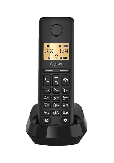 Powermaster Gigaset Pure 100 Siyah Dect Telsiz Telefon - 14 Saat Konuşma 50 Kişilik Rehber Kapasitesi