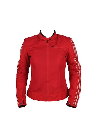 Venom Motosiklet Montu Yazlık Kadın Jessy Fileli Red Motorcu Mont