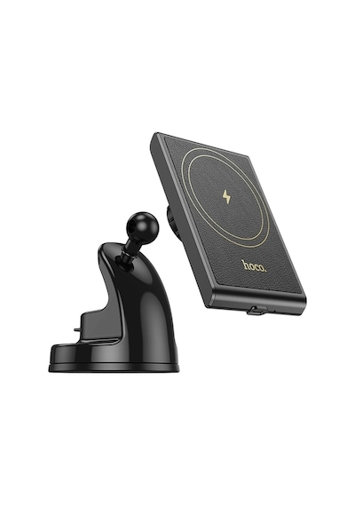 Hoco Hw20 Torpido Üstü Wireless Kablosuz Hızlı Şarj Araç Telefon Tutucu- 5775 Siyah