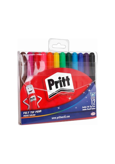 Pritt Jumbo Keçeli Kalem 12'li