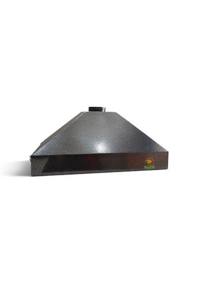 Safir Gri Statik Boyalı Davlumbaz 80 Cm Ebatlı Safir Davlumbaz