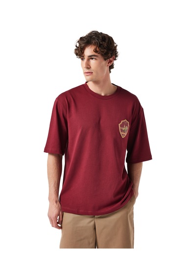 Gsstore X Midground Erkek Basic T-shirt E251227 Bordo