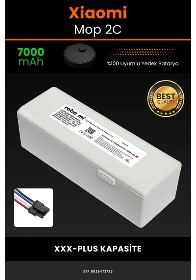 Xiaomi Mop 2c Xmstjqr2c 7000mah Robot Süpürge Bataryası
