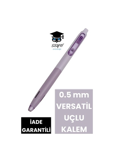 0.5 Mm Versatil Uçlu Kalem Pastel Renkler Yüksek Kalite Mekanizma Amerika Markası Writech Lila