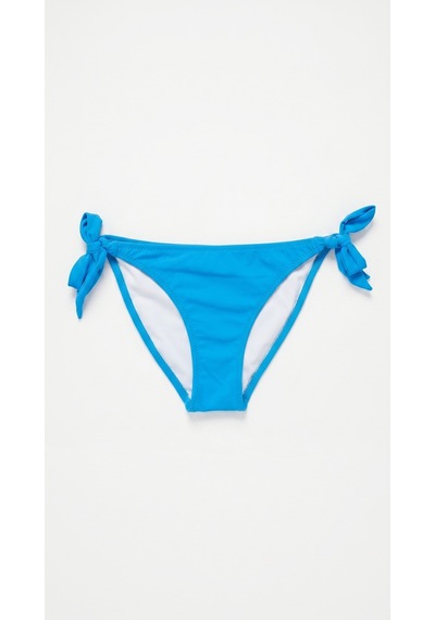 Zi Turkuaz Kalın Bağcıklı Bikini Altı