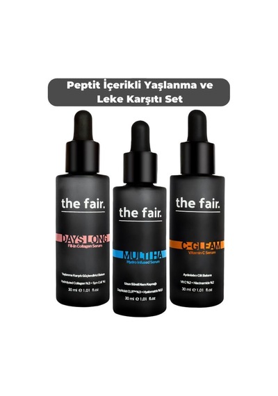 The Fair Days Long Collagen Serum 30 ML + Hydro İnfused Serum 30 ML + Vitamin C Serum 30 ML