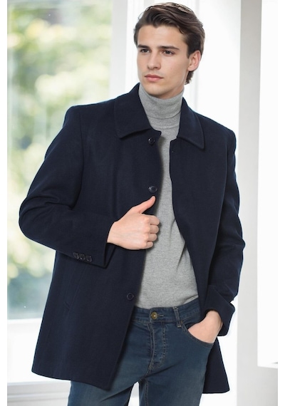 Plt9206 Dewberry Erkek Palto-lacivert Lacivert