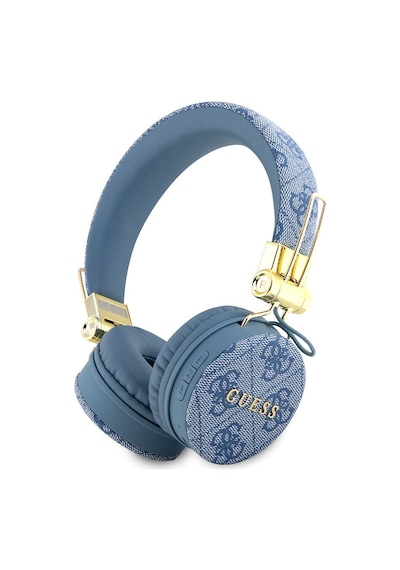 Kulak Üstü Bluetooth Kulaklık Guess Lisanslı Pu Deri Ayarlanabilir Tasarım Mavi