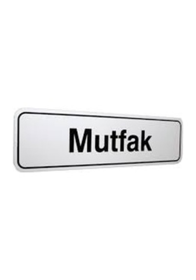 İzmir Fırça Elegan Pvc Tabela Mutfak 7 25cm