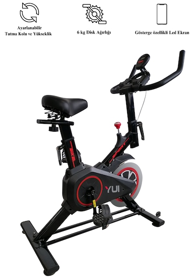 Xv15 Esential Profesyonel Spinning Bike Kondisyon Bisikleti Ve Kondisyon Aleti Siyah