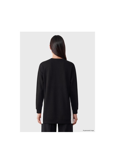 LC Waikiki Alıta Cıty Farkıyla Lcw Everyday Siyah Dalgıç Kumaşı Düz Loose & Bol Kadın Sweatshirt Tunik Siyah - 924746790 Siyah LC Waikiki Alıta Cıty Farkıyla Lcw Everyday Siyah Dalgıç Kumaşı Düz Loose & Bol Kadın Sweatshirt Tunik Siyah - 924746790 Siyah