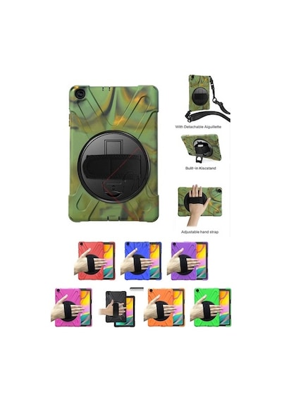 Apple Uyumlu iPad 9.7 2017 5.Nesil Kılıf A1822 A1823 Defender Zırh Case