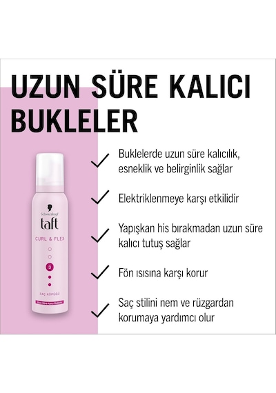 Curl & Flex Saç Köpüğü 150 Ml