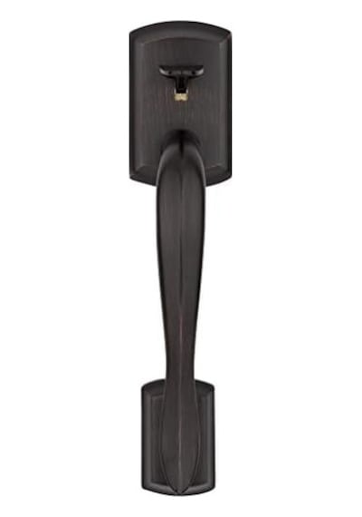 98150-002 Avalon Exterior Handle Only With Tustin Right-handed And Left-handed Levers İn Satin Nickel