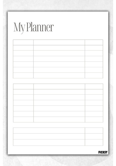 Zamansız Çok Amaçlı Günlük Haftalık Aylık Planlayıcı - A4 Ebat Yapılacaklar - 30 Yaprak - Planner - 2602 Çok Renkli