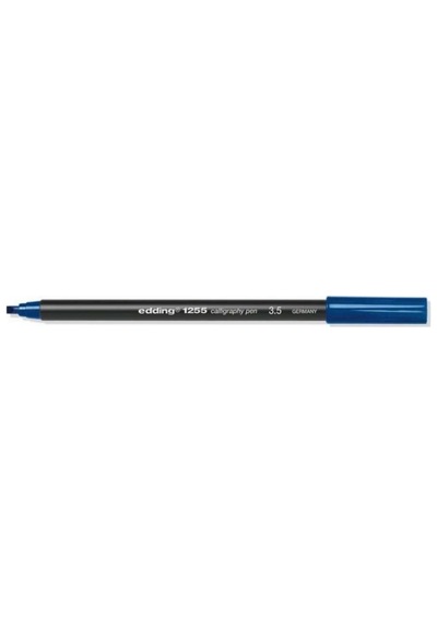 Edding 1255 Kaligrafi  Kalemi 3.5 MM Çelik Mavi
