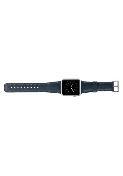 Bloomband Celeste Blue Deri  Apple Watch Uyumlu Kordon-44/45/46/49mm