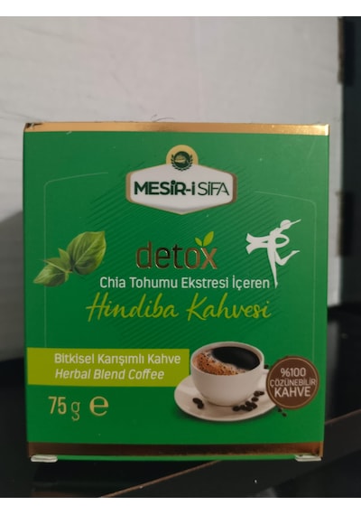 Mesirişifa Chia Tohumu Eki İçeren Hindiba Kahvesi Bitkisel Karışımlı Kahve 75gr Çözünebilir