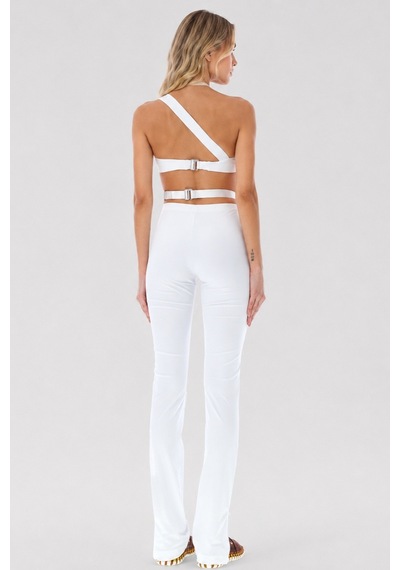 Nike X Jacquemus Slim Fit Trousers Womens Pant.kadın Eşofman Altı Beyaz
