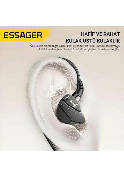 Essager Profesyonel Mikrofonlu Type-c Kablolu Oyuncu Kulaklığı Type-c Kulaklık Kulak Üstü Tasarım Universal Gardentidy 3000 Essager Profesyonel Mikrofonlu Type-c Kablolu Oyuncu Kulaklığı Type-c Kulaklık Kulak Üstü Tasarım Universal Gardentidy 3000