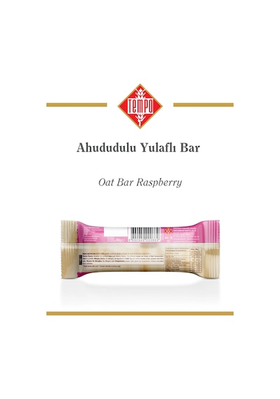 Ahududulu Yulaflı Bar 40 G X 12 Adet