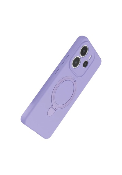 Xiaomi Redmi Note 14 4g Regal Magsafe Standlı Kapak - Lila 0.2M-Çok Renkli