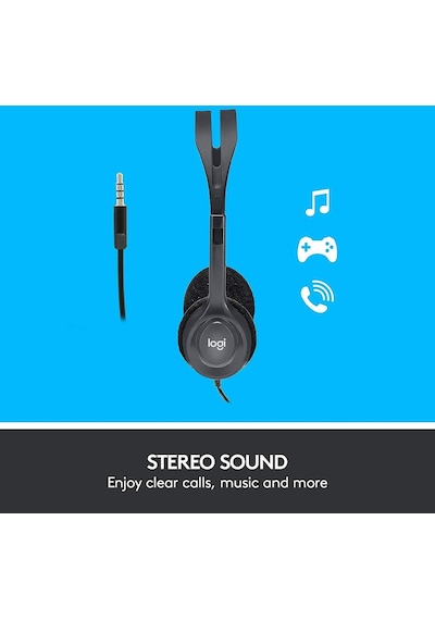 Logitech H111 981-000593 Stereo Kulak Üstü Kulaklık