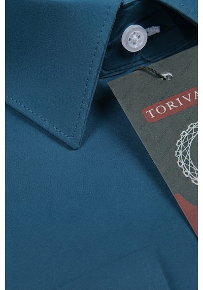 Torivalli Collection Klasik Kesim Regular Fit Tek Cepli Kolay Ütülenebilen Mevsimlik Uzun Kollu Düz Renk Erkek Gömlek Petrol Torivalli Collection Klasik Kesim Regular Fit Tek Cepli Kolay Ütülenebilen Mevsimlik Uzun Kollu Düz Renk Erkek Gömlek Petrol