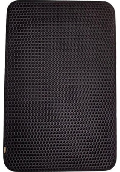 Cattie Premium Cattie Altıgen Model Kum Toplayıcı Fonksiyonel Kedi Paspası Siyah 50X75 Cm Siyah