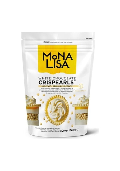 Callebaut Crispearls Beyaz 0,8 Kg Mona Lisa
