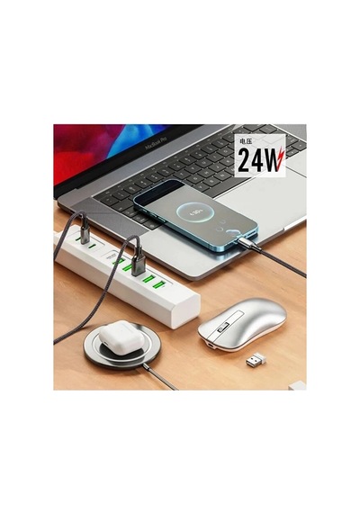 8 Portlu Çoklu Usb Şarj İstasyonu 5 Usb + 3 Type-c Masaüstü Çoklu Şarj Cihazı 1