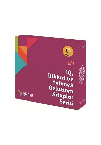 3-4 Yaş Seti-6 Kitap Takım- Tüzder Yayınları