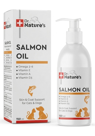 Kedi Ve Köpek Omega 3 Somon Yağı 150 Ml Deri Ve Tüy Sağlığı Destekleyici Balık Yağı