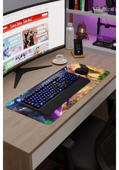 Split Fiction Kaymaz Dikişli Kauçuk Oyuncu Mousepad V1 - 70x30 Xl Gaming Mouse Pad Fare Altlığı