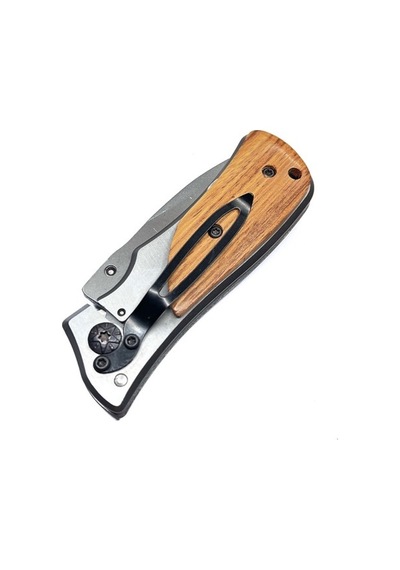 Diğer Tekinhediyelik Buck - X35 Mini Ahşap Kabze Kamp Çakı 15 cm Kahverengi