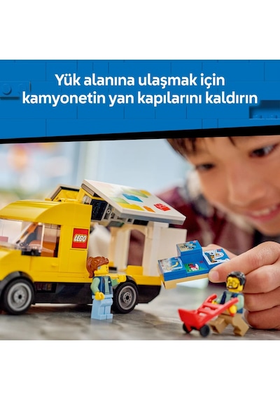 LEGO® City: LEGO Kamyonet 60500 - 6 Yaş ve Üzeri Çocuklar için 2 Minifigür İçeren Yaratıcı Oyuncak Yapım Seti (276 Parça)
