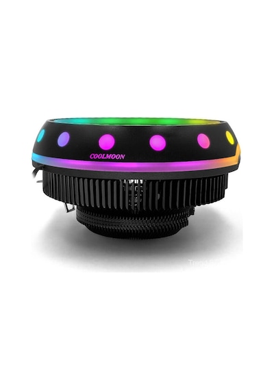 Coolmoon Ufo Cpu İşlemci Fanı Rgb Intel/Amd Tam Uyumluluk