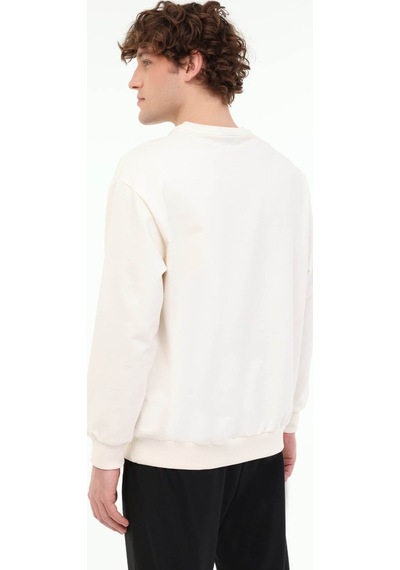 Lumberjack Mb Sn75 C Neck Sw 5fx Ekru Erkek Sweatshirt A101939610 Ekru