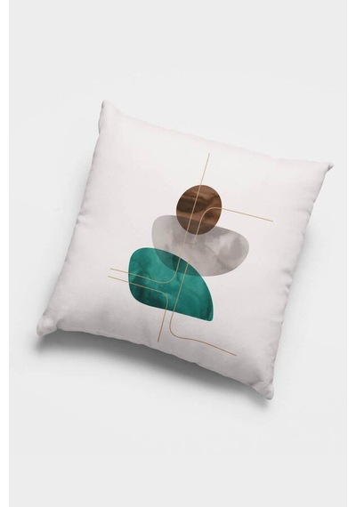 Zümrüt Modern Çift Taraflı 4'lü Set Kırlent Kılıfı 4kr027n11 Zümrüt Yeşili