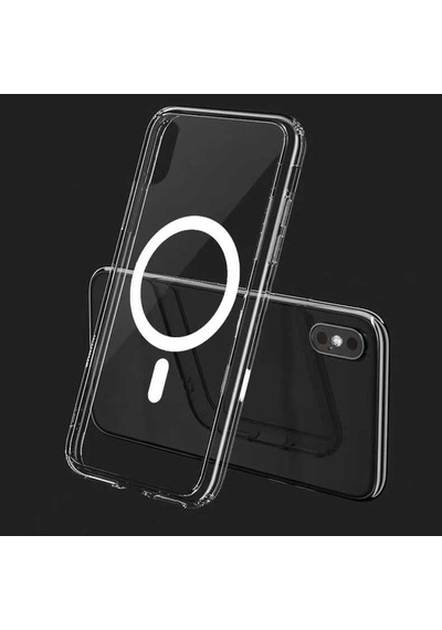 Apple Uyumlu iPhone X Xs Kılıf Tacsafe Wireless Şeffaf Kapak