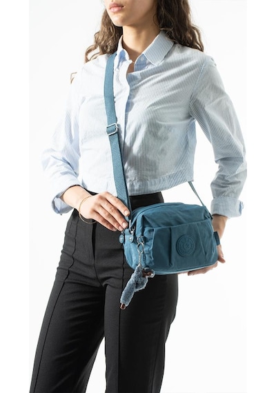 Baginn Klinkır Hafif Yağmur Geçirmez Kadın Postacı Çanta Çok Cepli 20 15 Cm Omuz Çantası 571 Collection Mavi